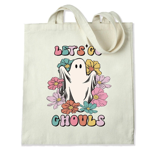Master Maker Crafts -  DTF Heat Transfer Only - Lets Go Ghouls 10" (Shirt/Tote NOT Included)