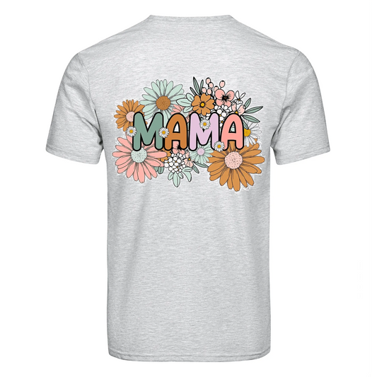 Master Maker Crafts -  DTF Heat Transfer Only - Mama Floral 10" (Shirt/Tote NOT Included)