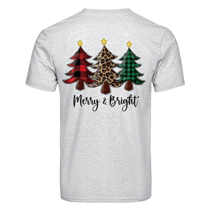 Master Maker Crafts -  DTF Heat Transfer Only - Merry & Bright Plaid 10" (Shirt/Tote NOT Included)