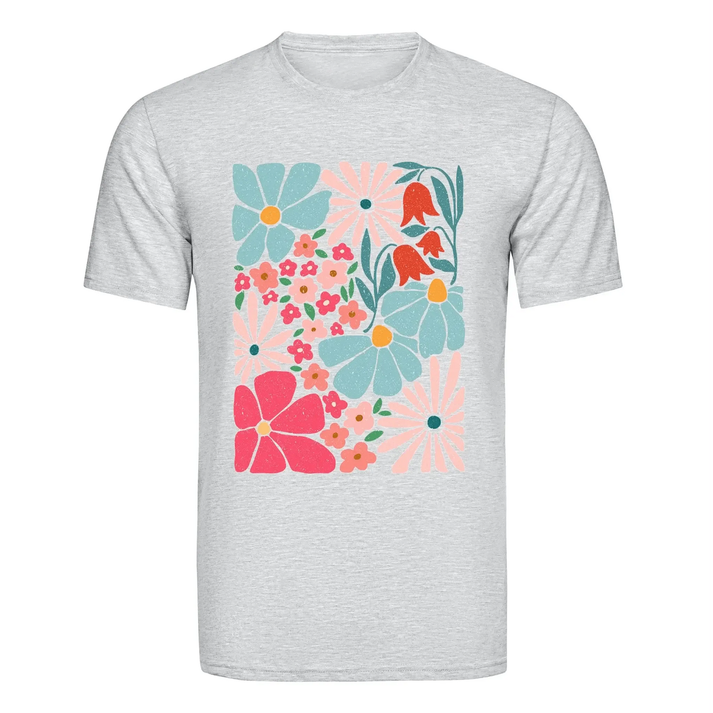 Master Maker Crafts -  DTF Heat Transfer Only - Pastel Flowers 10" (Shirt/Tote NOT Included)
