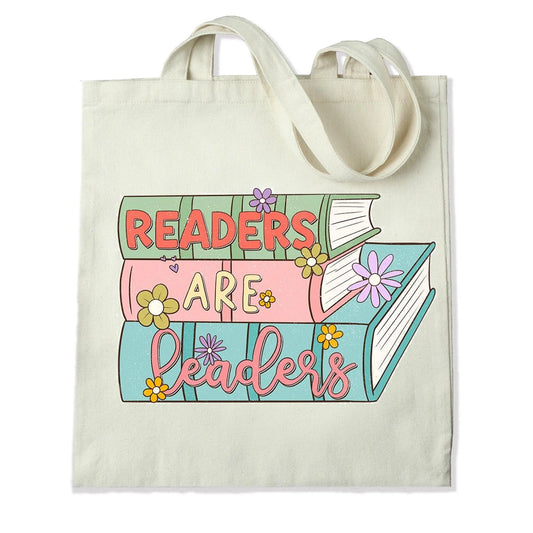 Master Maker Crafts -  DTF Heat Transfer Only - Readers Are Leaders - 10" (Shirt/Tote NOT Included)