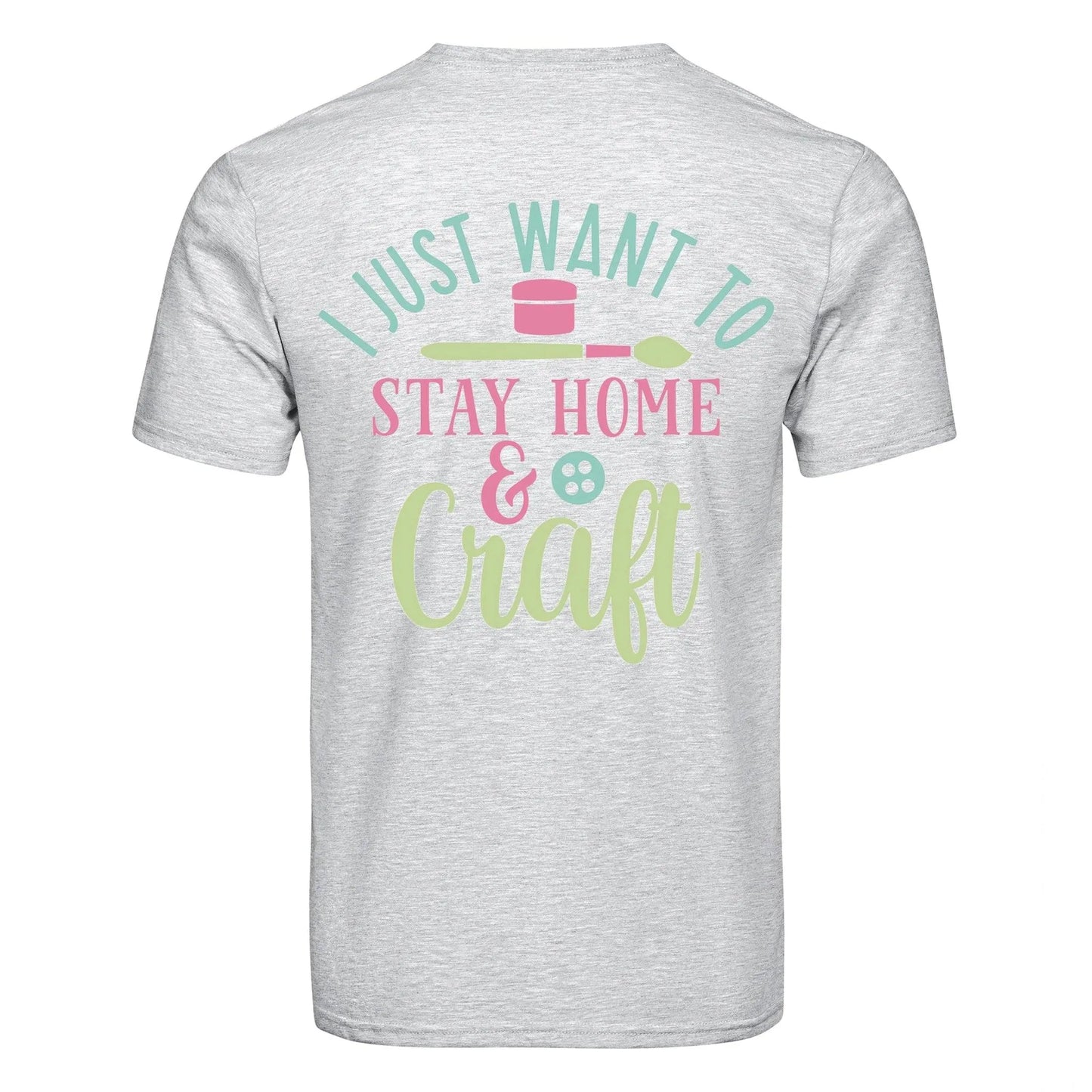 Master Maker Crafts -  DTF Heat Transfer Only - Stay Home & Craft 10" (Shirt/Tote NOT Included)
