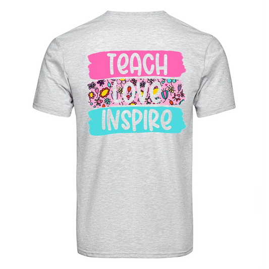 Master Maker Crafts -  DTF Heat Transfer Only - Teach Love Inspire 10" (Shirt/Tote NOT Included)