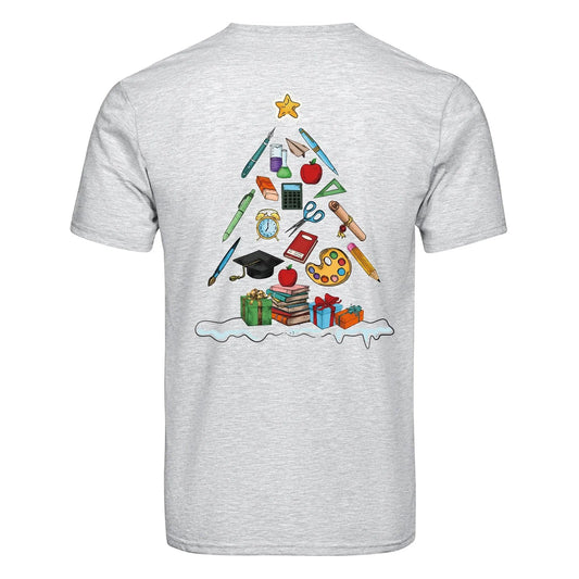 Master Maker Crafts -  DTF Heat Transfer Only - Teacher Christmas Tree 10" (Shirt/Tote NOT Included)
