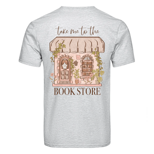 Master Maker Crafts -  DTF Heat Transfer Only - To The Book Store 10" (Shirt/Tote NOT Included)