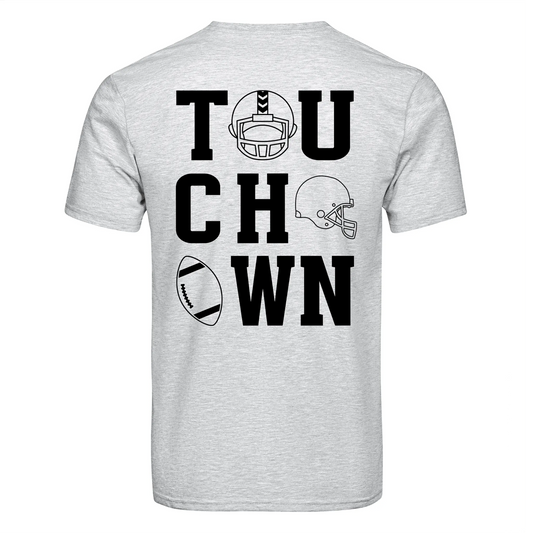 Master Maker Crafts -  DTF Heat Transfer Only - Touchdown Black 10" (Shirt/Tote NOT Included)