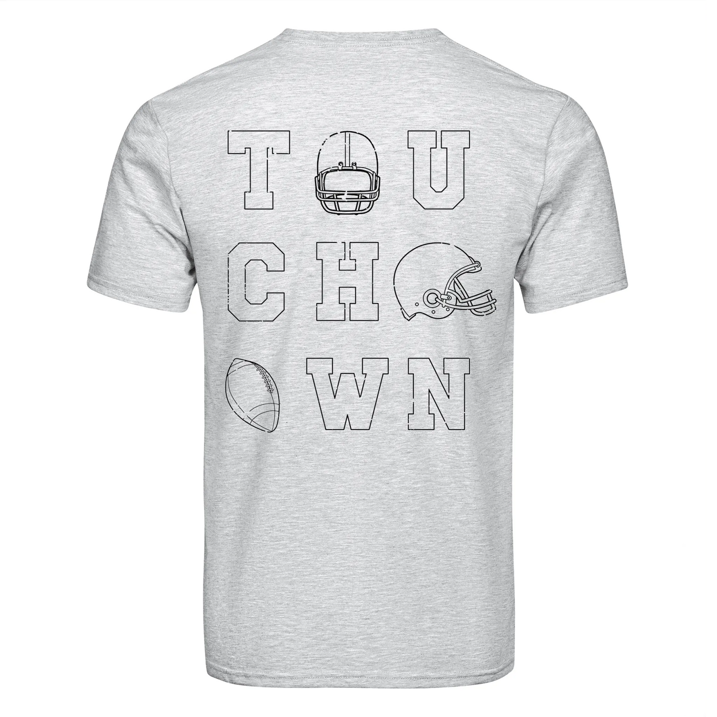 Master Maker Crafts -  DTF Heat Transfer Only - Touchdown White 10" (Shirt/Tote NOT Included)
