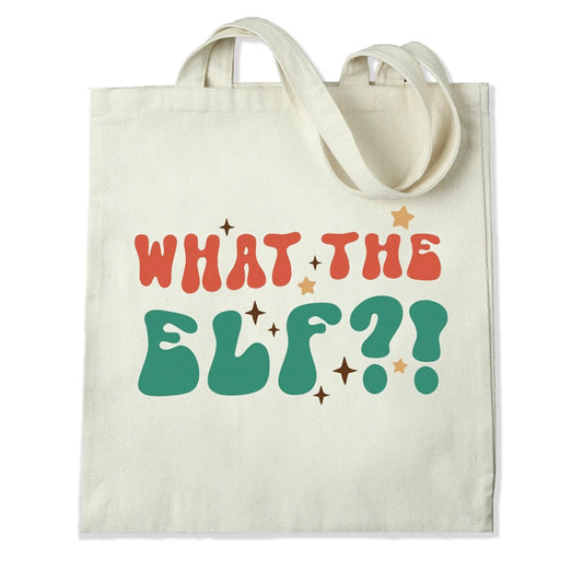 Master Maker Crafts -  DTF Heat Transfer Only - What The Elf - 10" (Shirt/Tote NOT Included)