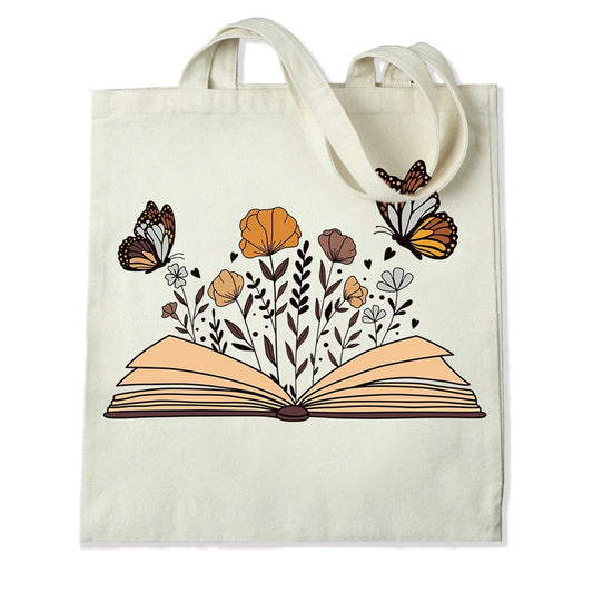 Master Maker Crafts -  DTF Heat Transfer Only - Wild Garden Book - 10" (Shirt/Tote NOT Included)