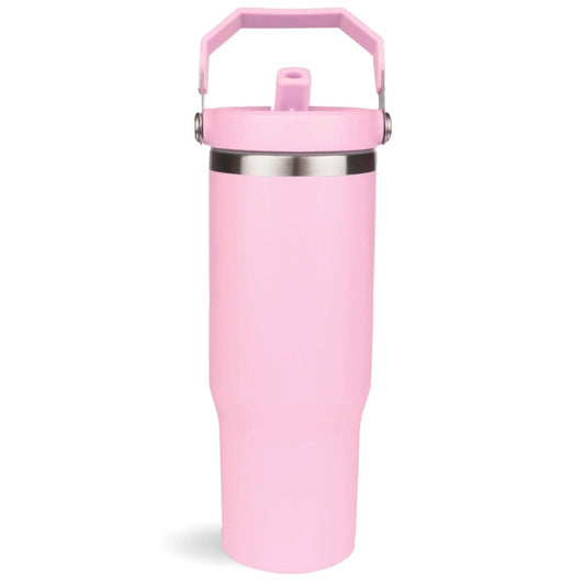 Master Maker Crafts -  22 oz Everyday Flip Straw Tumbler - Light Pink