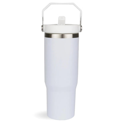 Master Maker Crafts -  22 oz Everyday Flip Straw Tumbler - White
