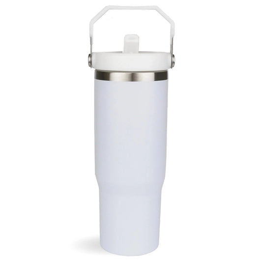 Master Maker Crafts -  22 oz Everyday Flip Straw Tumbler - White