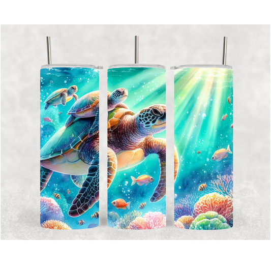 20oz Family Sea Turtles