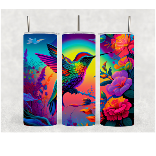 20oz Florescent Hummingbird
