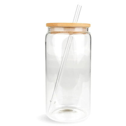 Master Maker Crafts -  16 oz Glass Can Single Wall - Clear