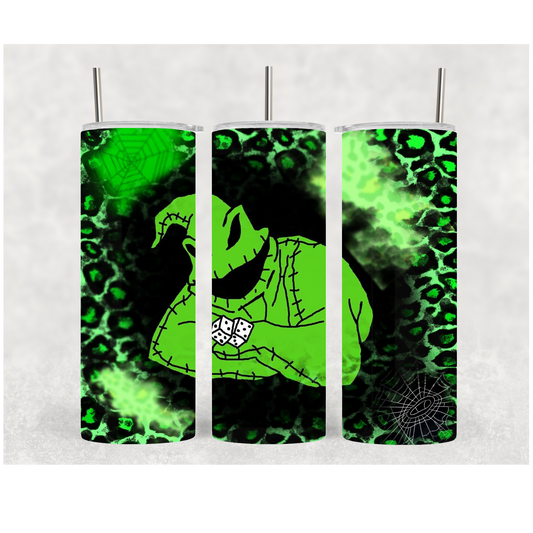 20oz Green Leapord Oogie