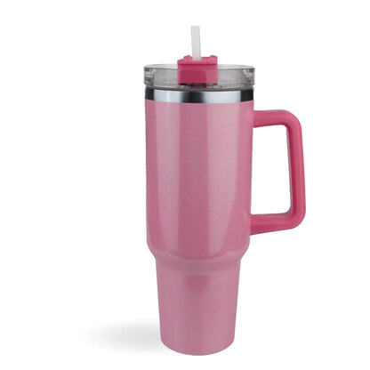 Master Maker Crafts -  40 oz Handled Tumbler Shimmer - Pink