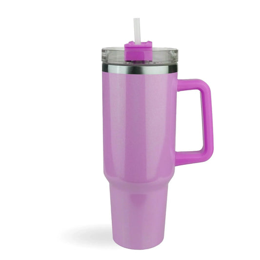 Master Maker Crafts -  40 oz Handled Tumbler Shimmer - Purple