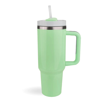 Master Maker Crafts -  40 oz Handled Tumbler Standard Glossy - Light Green