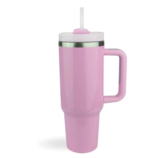 Master Maker Crafts -  40 oz Handled Tumbler Standard Glossy - Pink
