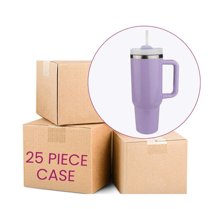 Master Maker Crafts -  40 oz Handled Tumbler Standard Glossy - Purple