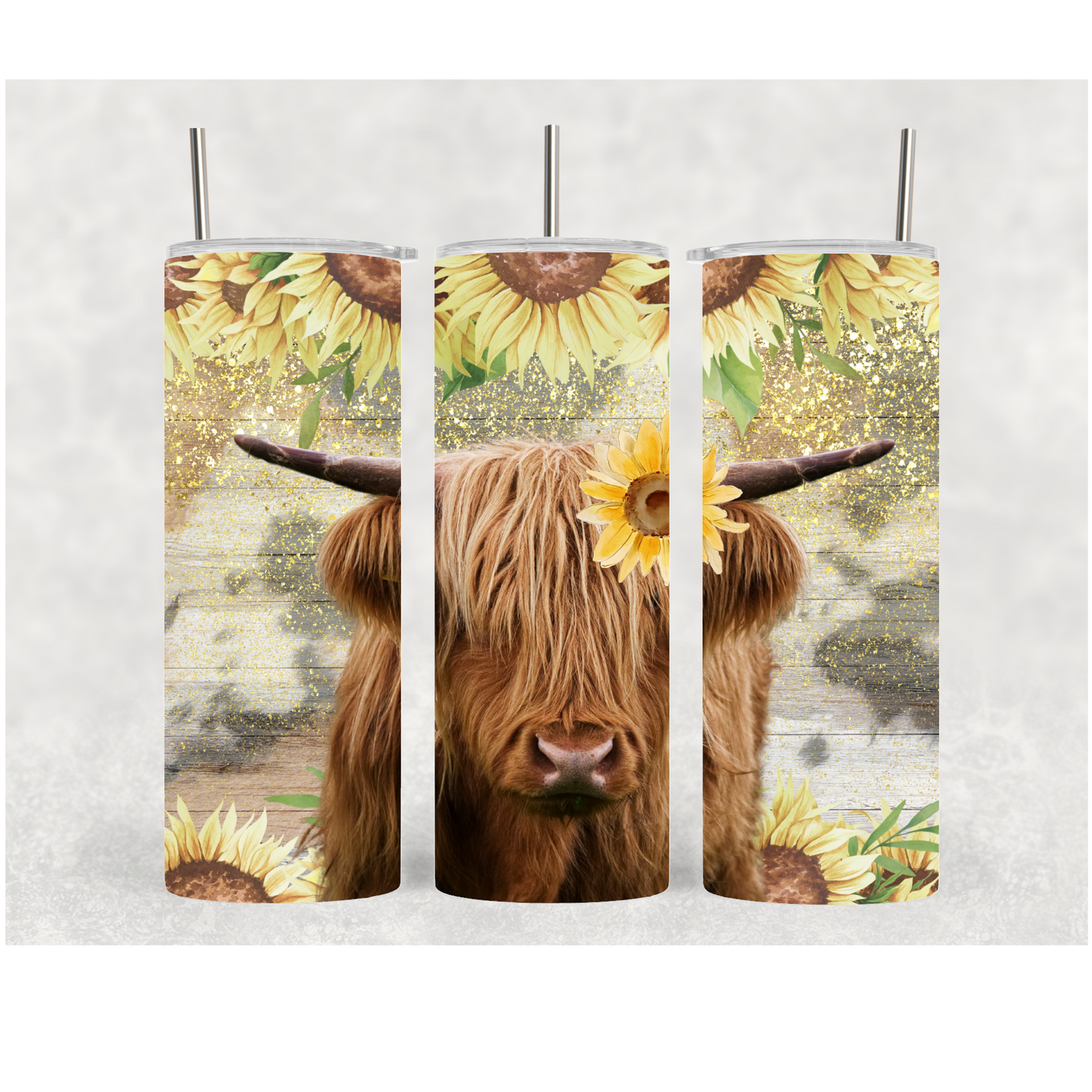 20oz Highland Sunflower