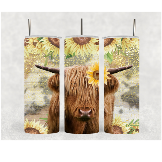 20oz Highland Sunflower