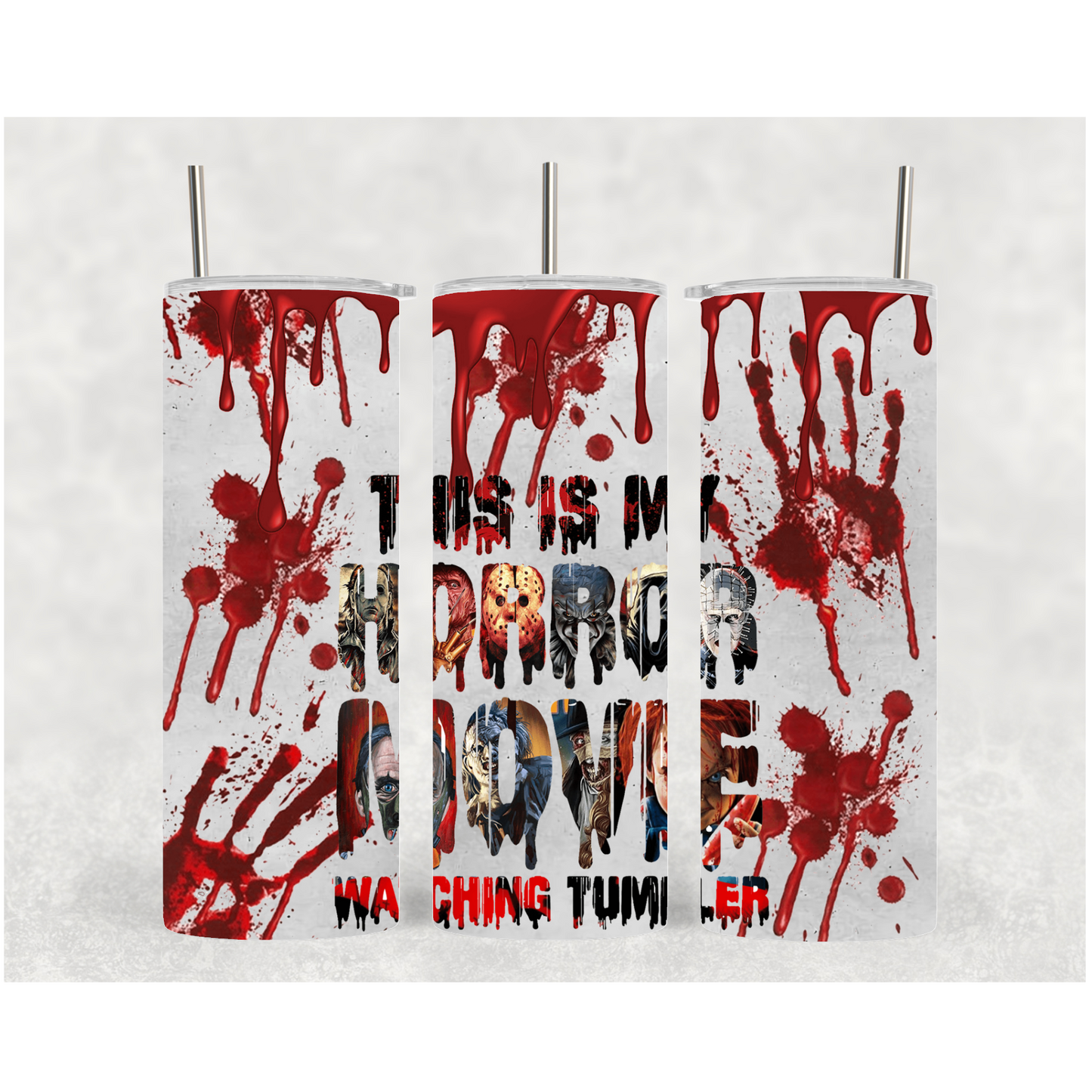 20oz Horror Movie Tumbler