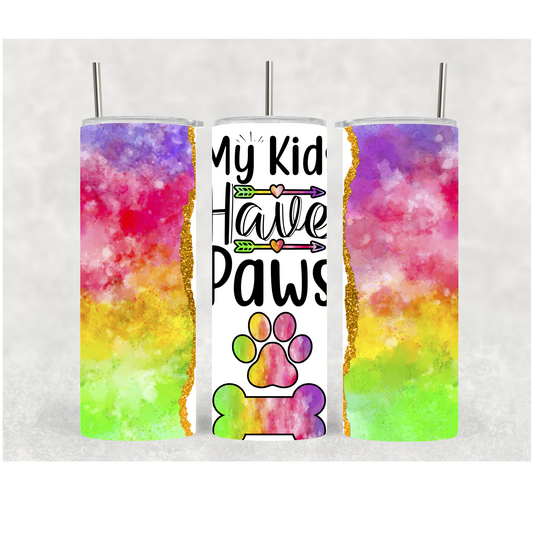20oz Kids Have Paws