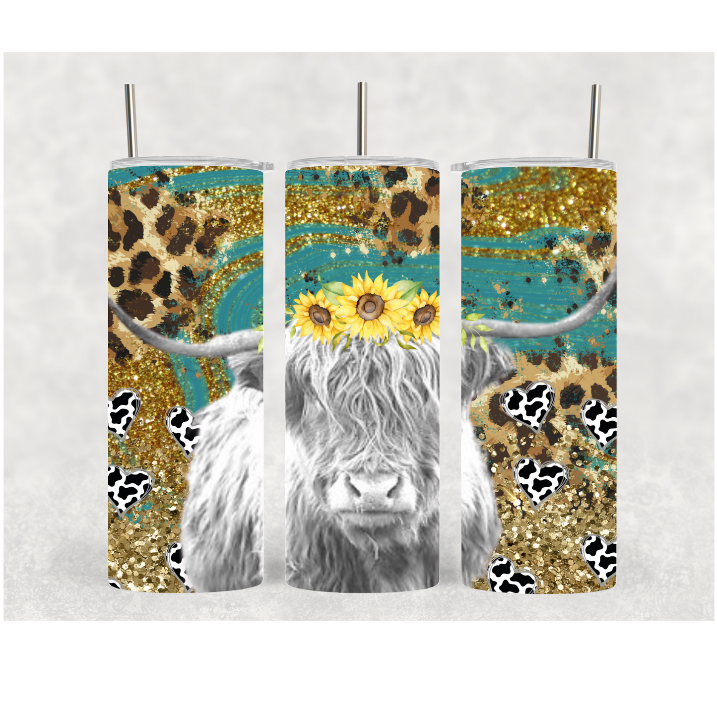 20oz Leopard Highland