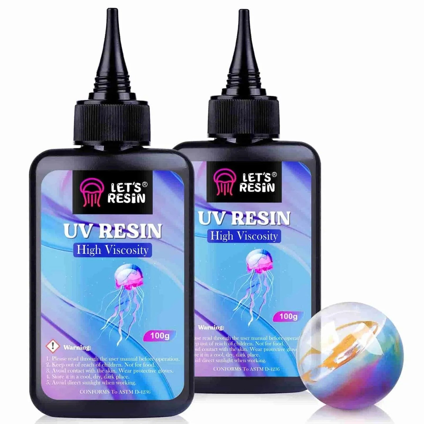 Let's Resin UV Resin - High Viscosity (200 gm)