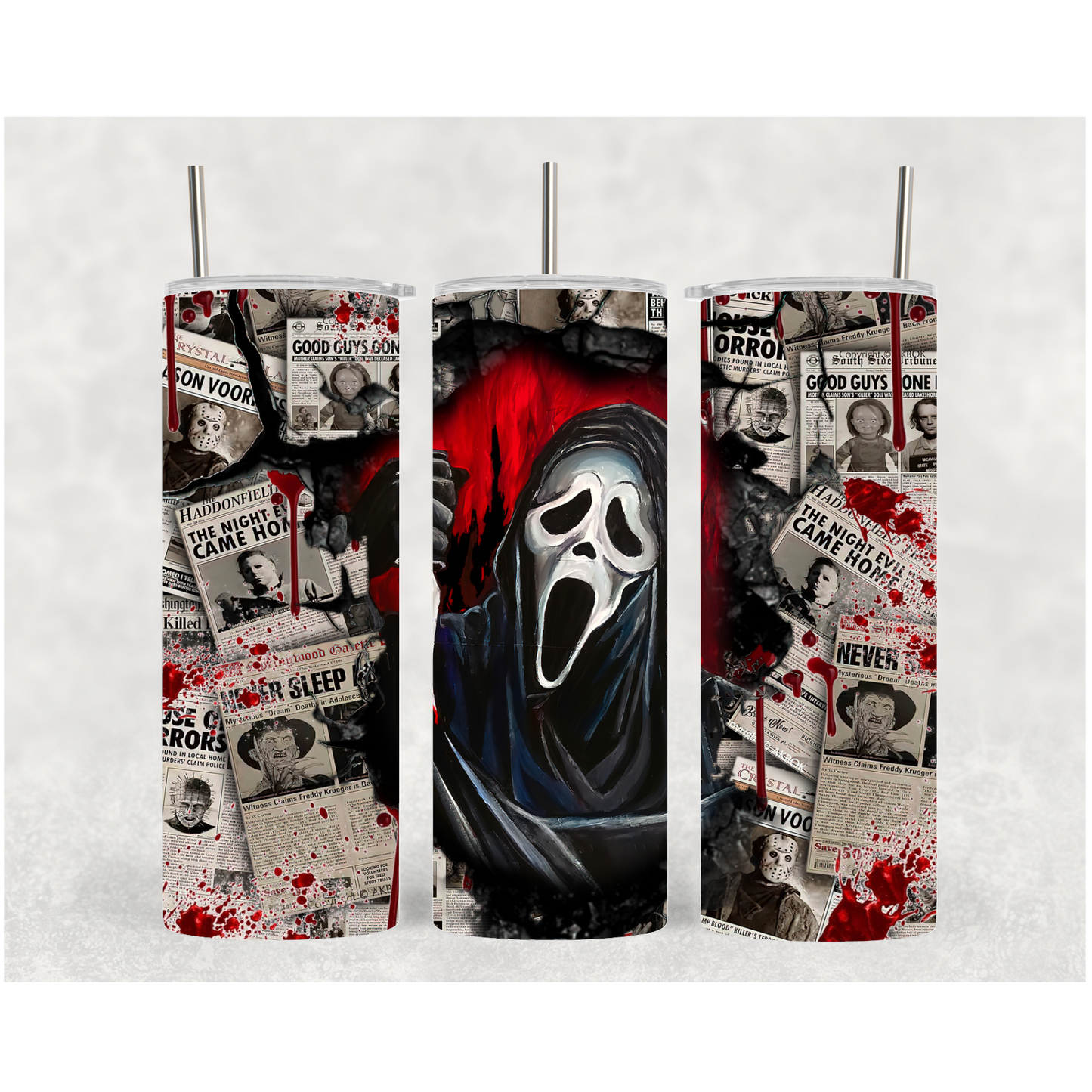 20oz Newspaper GFace