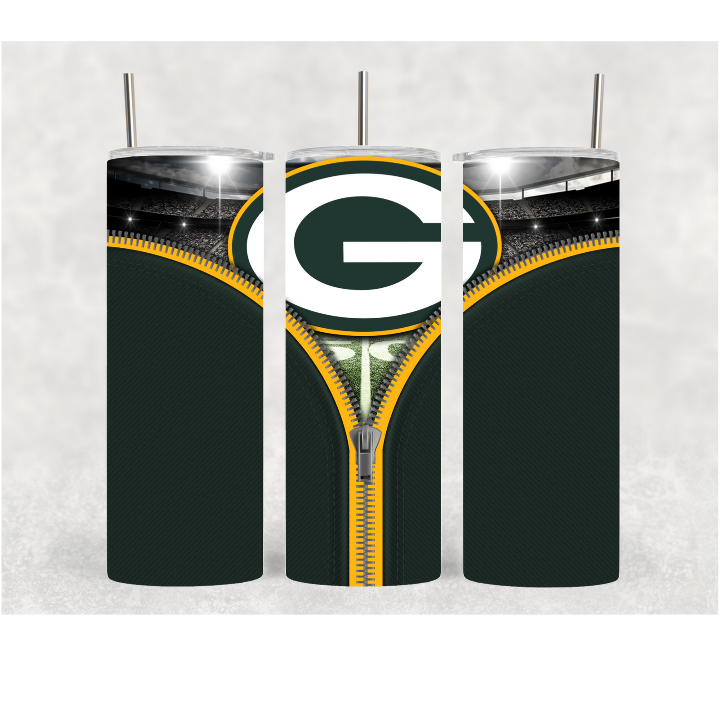20oz Packers Zipper