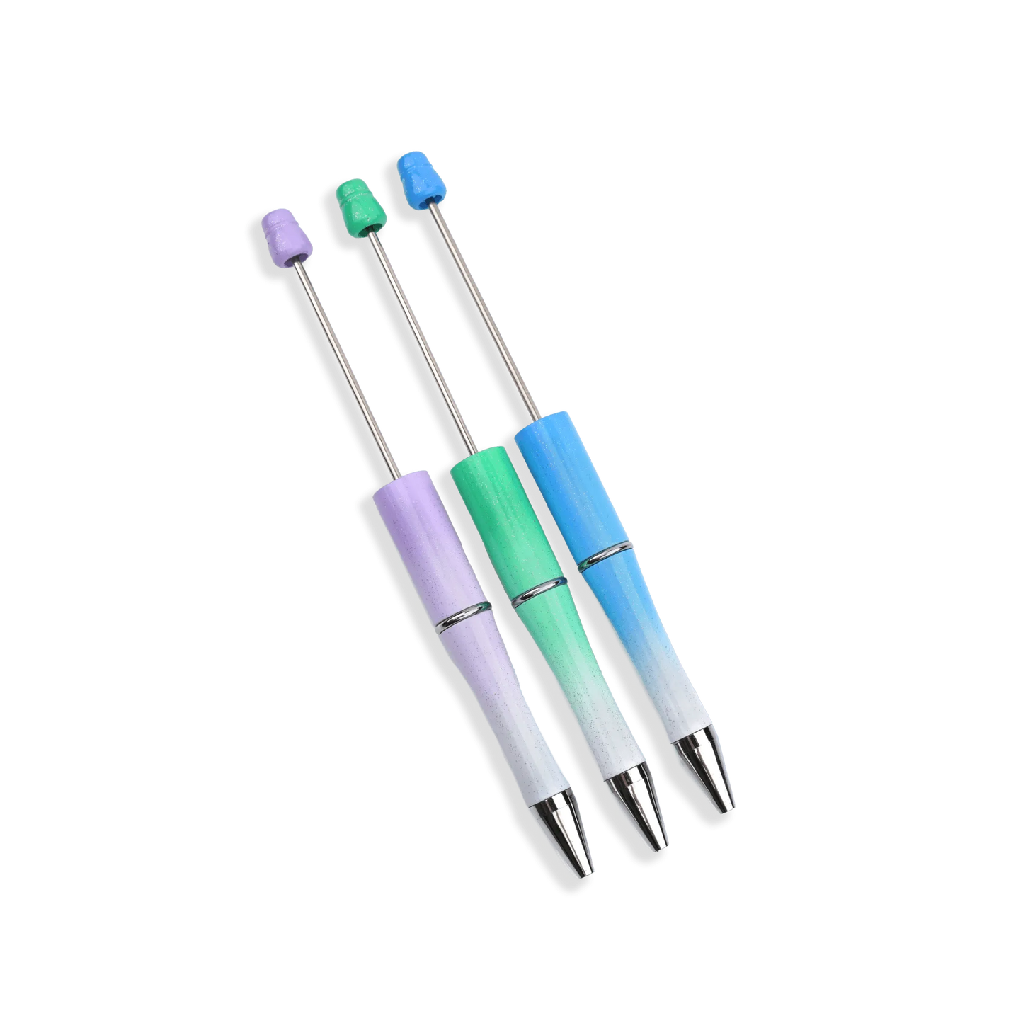 Master Maker Crafts -  Pen Beadable - Ombre Blue & White