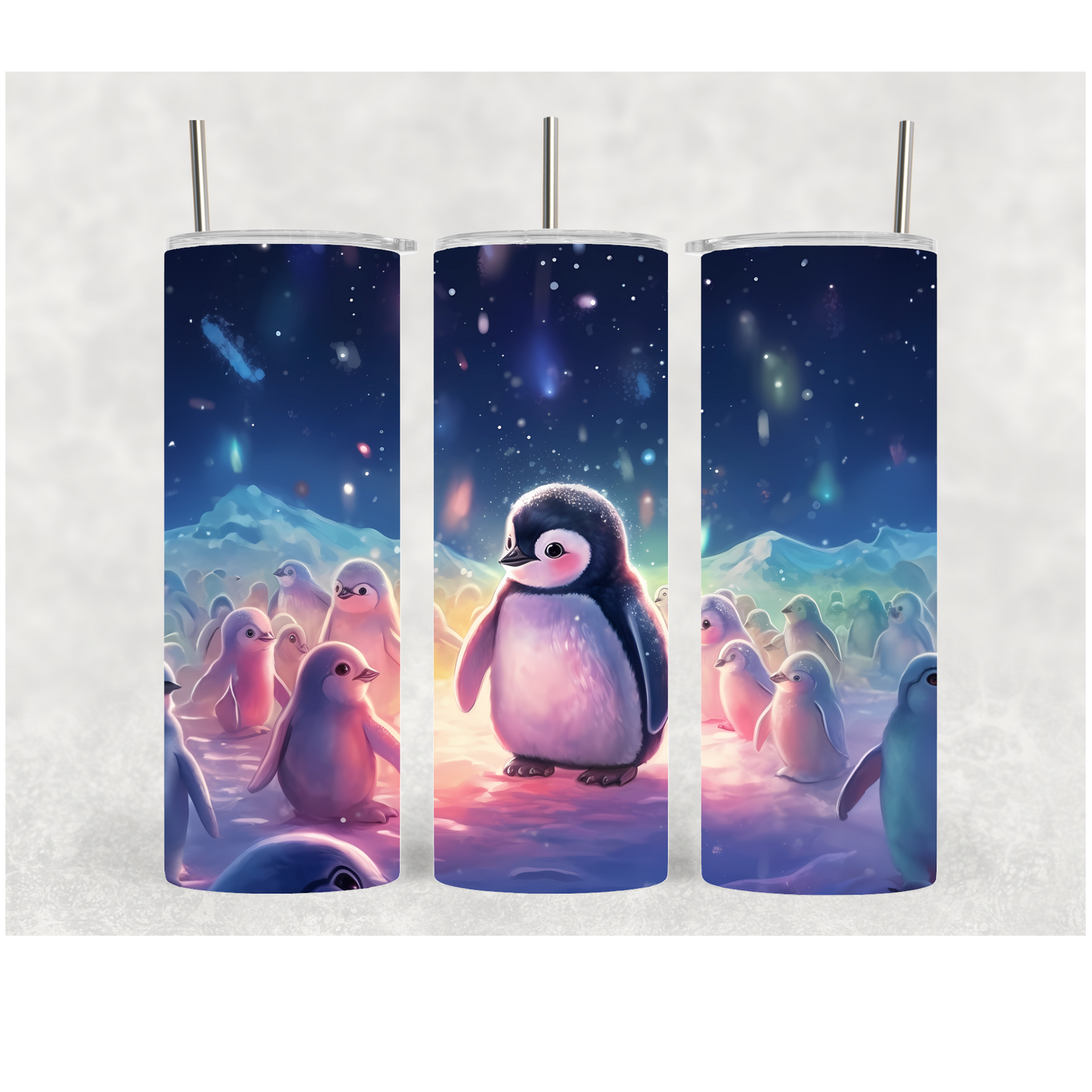 20oz Penguin Family
