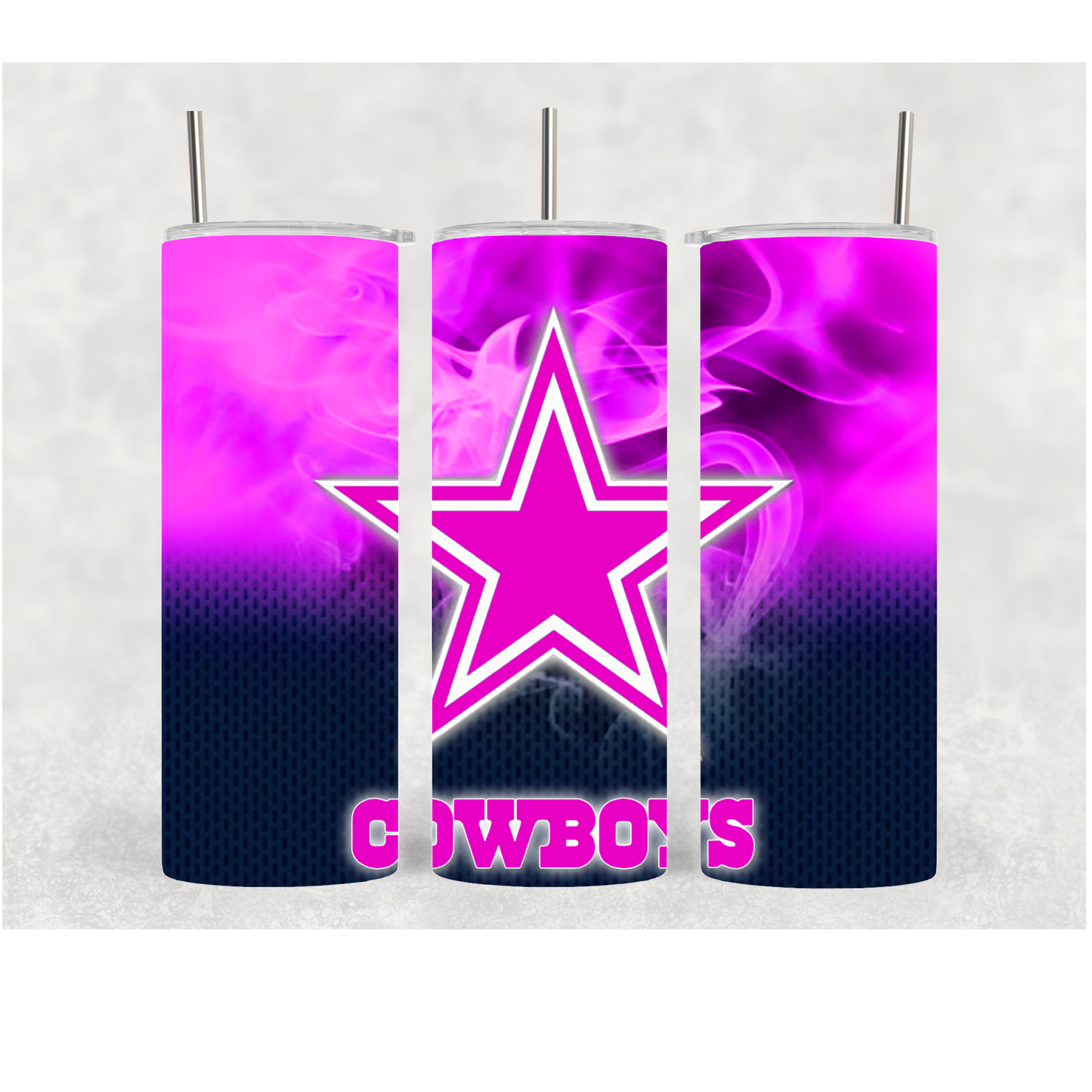20oz Pink Cowboys