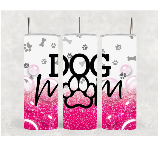 20oz Pink Dog Mom