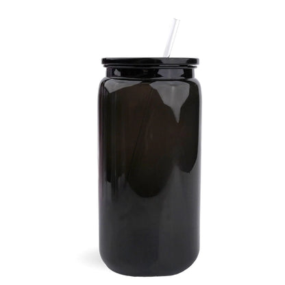Master Maker Crafts -  16 oz Plastic Can Opaque - Smoke Black