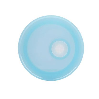 Master Maker Crafts -  16 oz Plastic Can Transparent - Light Blue