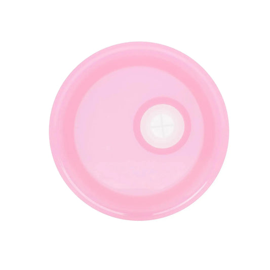 Master Maker Crafts -  16 oz Plastic Can Transparent - Light Pink
