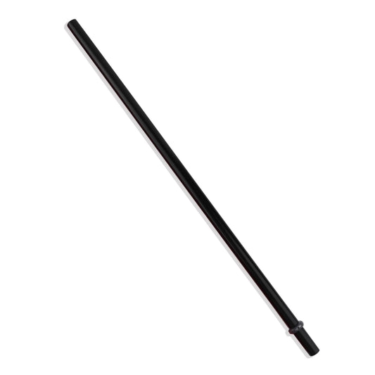 Plastic Straw Reusable Opaque - Black 7.25"