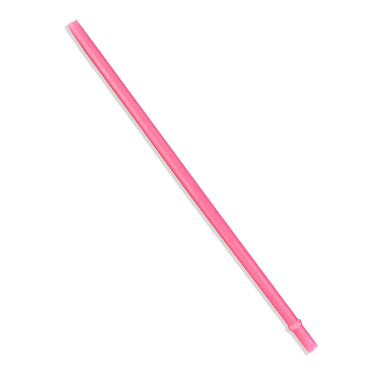 Master Maker Crafts -  Plastic Straw Reusable Opaque - Light Pink 7.25"