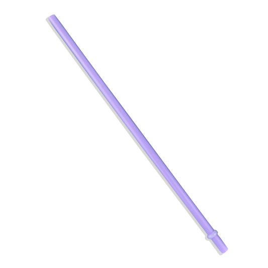 Plastic Straw Reusable Opaque - Light Purple 7.25"