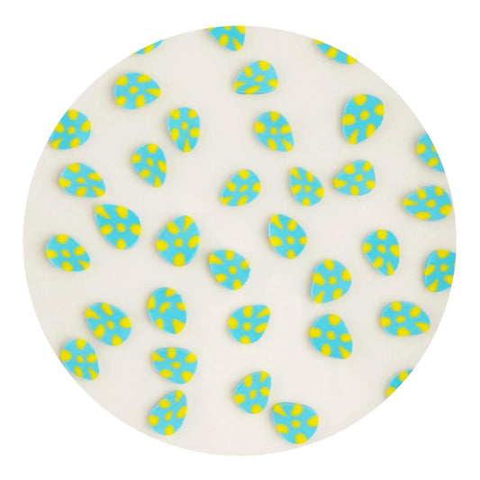 Master Maker Crafts -  Poly Clay Slices - Dotted Eggs (2 oz Bag)