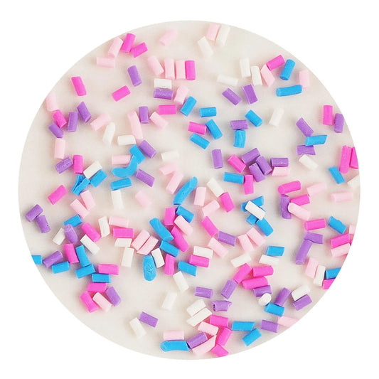 Master Maker Crafts -  Poly Clay Slices - Pastel Jimmy Sprinkles (2 oz Bag)