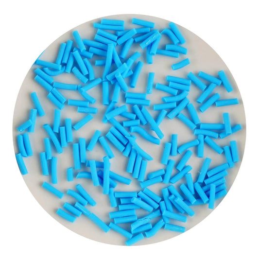 Master Maker Crafts -  Poly Clay Sprinkles - Blue (2 oz Bag)