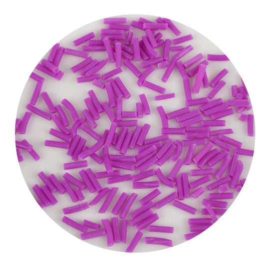 Master Maker Crafts -  Poly Clay Sprinkles - Bright Purple (2 oz Bag)