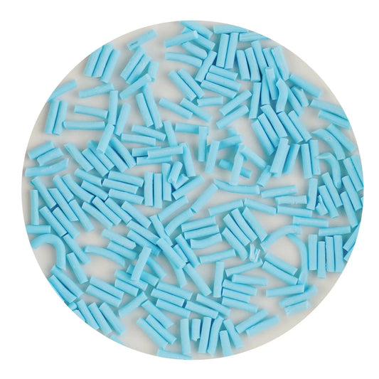 Master Maker Crafts -  Poly Clay Sprinkles - Light Blue (2 oz Bag)