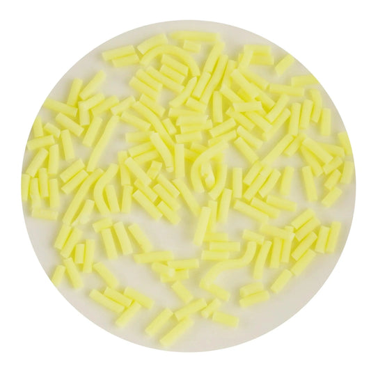 Master Maker Crafts -  Poly Clay Sprinkles - Light Yellow (2 oz Bag)