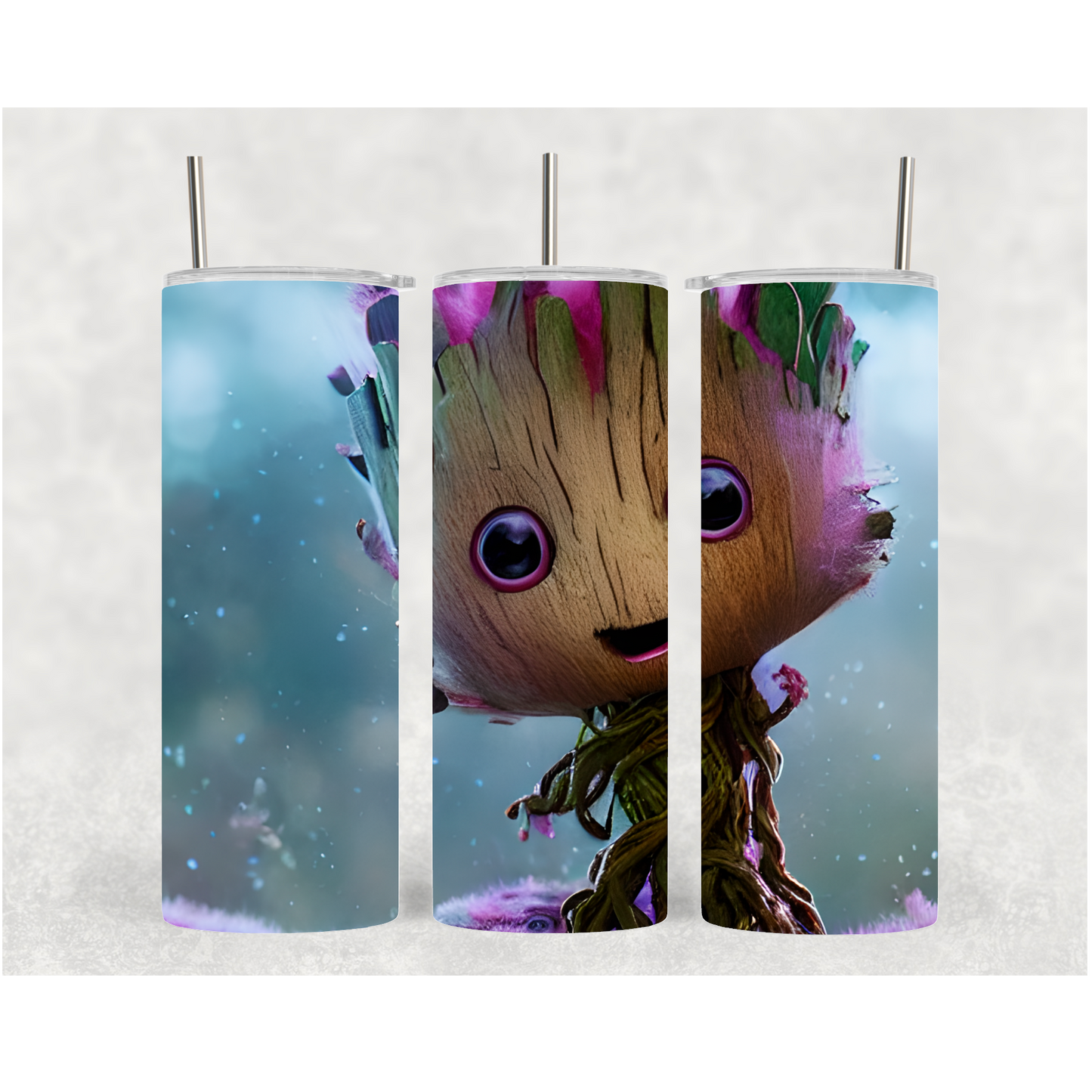 20oz Purple Baby Groot